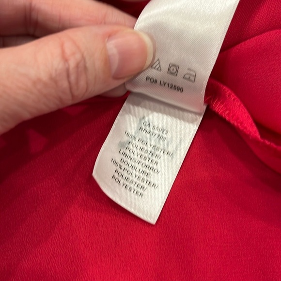 Laundry by Shelli Segal Hot Pink Sheath Dress – Ruffle Detail & Front Zip‎ | 8 - Picture 6 of 12